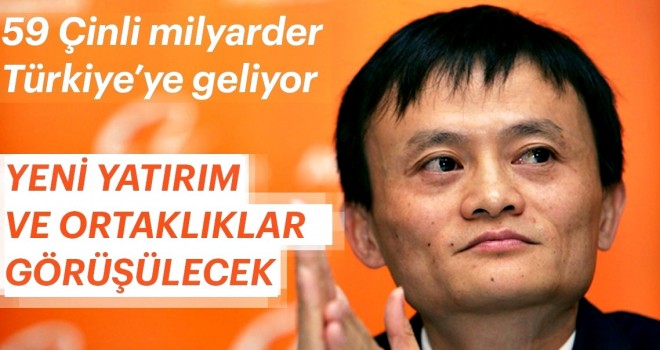 59 Çinli milyarder geliyor