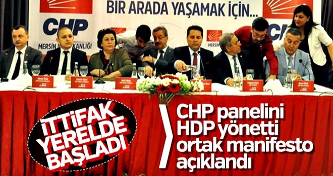 CHP-HDP ittifakı başladı