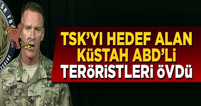 TSK'yı hedef alan ABD'li albay terör örgütünü övdü