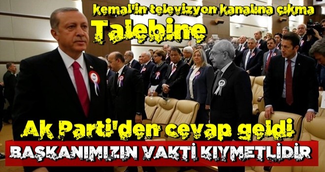 Başkan Erdoğan k.k ile televizyona çıkacak mı? AK Parti'den cevap geldi