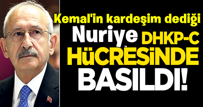 Kılıçdaroğlu'nun 'kardeşim' dediği Nuriye Gülmen DHKP-C hücresinde basıldı