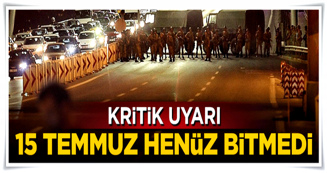 AK Parti İstanbul İş Başkanı Selim Temurci: 15 Temmuz'un bittiğine inanmıyorum