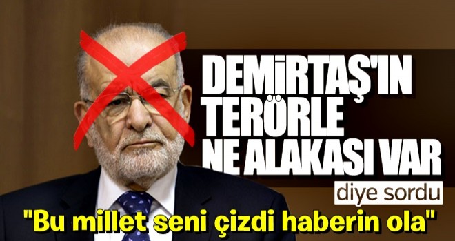 Temel Karamollaoğlu, Selahattin Demirtaş'a sahip çıktı