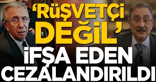 ‘Rüşvetçi değil’ ifşa eden cezalandırıldı