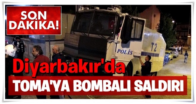 Diyarbakır'da TOMA'ya Bombalı Saldırı!