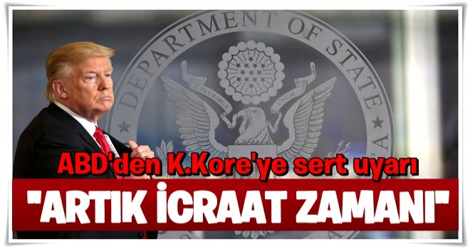 ABD'den sert K.Kore açıklaması