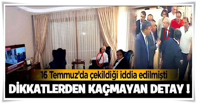 Kılıçdaroğlu'nun fotoğrafında dikkatlerden kaçmayan detay!