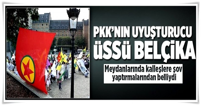 PKK uyuşturucu sevkiyatını Belçika'dan yapıyor .