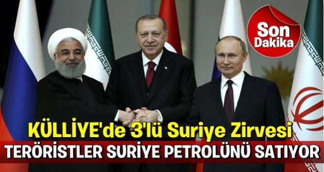 Suriye zirvesi sona erdi! Liderler ortak basın açıklaması yapıyor