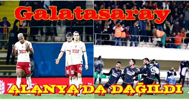 Galatasaray Alanya'da dağıldı!