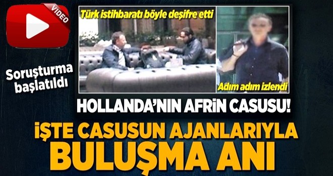 Hollandalı casusa soruşturma.