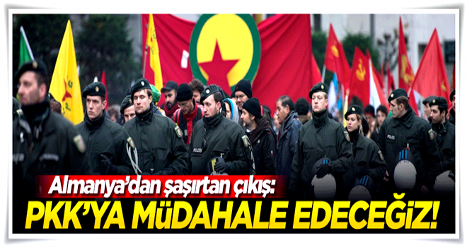 Almanya: PKK'ya müdahale edeceğiz!