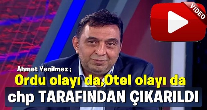 Ahmet Yenilmez'den ezber bozan sözler!