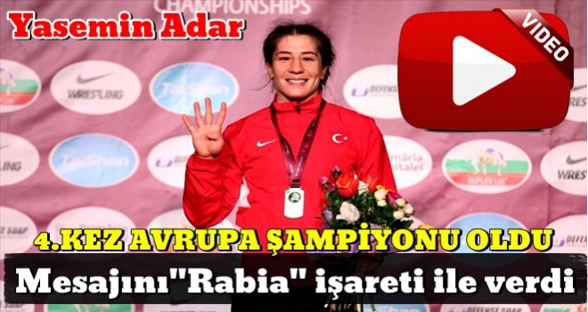 Yasemin Adar, 4. kez Avrupa şampiyonu