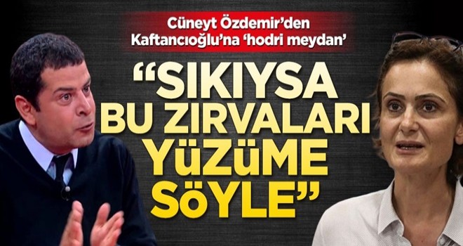 Cüneyt Özdemir, Canan Kaftancıoğlu’na meydan okudu! “Bu zırvaları bir de benim yüzüme söyleyin”