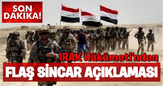 Irak'tan flaş 'Sincar' açıklaması!