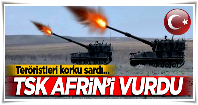 TSK Afrin'de terör örgütü YPG'yi vurdu