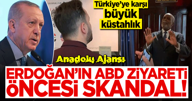 Başkan Erdoğan'ın ABD ziyareti öncesi büyük skandal!