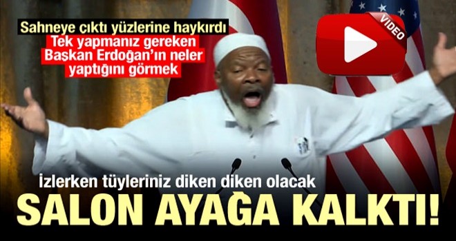 ABD'de Erdoğan'a övgü! Salon ayağa kalktı