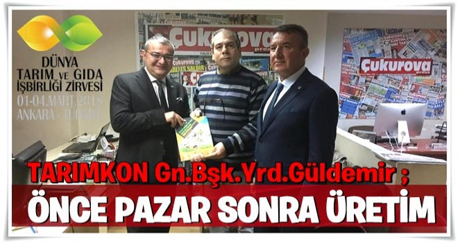 “Önce pazar sonra üretim”