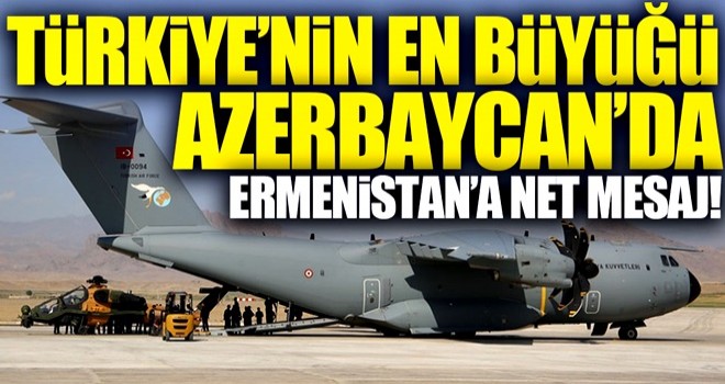 Türkiye'nin en büyüğü Azerbaycan'da!