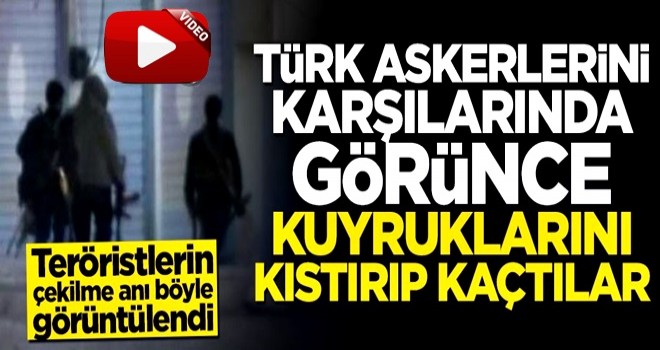 Resulayn'da teröristlerin kaçış anı böyle görüntülendi