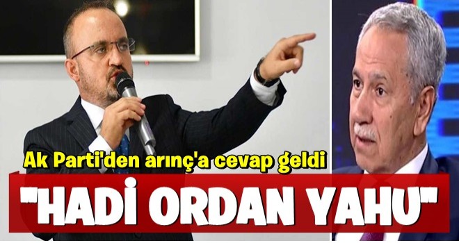 AK Parti'den Arınç'ın Ahmet Türk açıklamalarına cevap: Hiçbir adam uyduruk gerekçelerle...