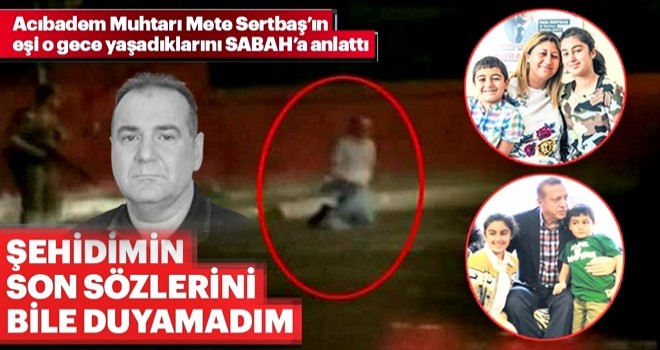 Neydi acaba şehidimin son sözleri