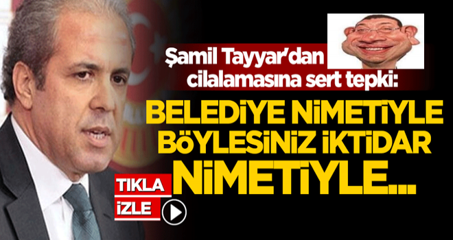 Şamil Tayyar'dan İmamoğlu cilalamasına sert tepki: Belediye nimetiyle böylesiniz, iktidar nimetiyle...