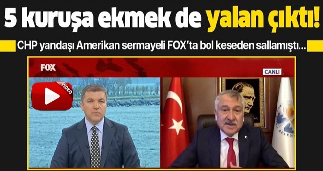 5 kuruşluk siyaset! Zeydan Karalar, hastaneden sonra halk ekmeği de yalanına alet etti