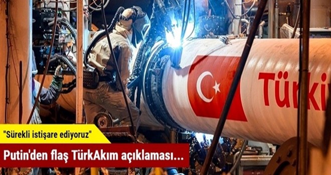 Putin'den flaş TürkAkım açıklaması...