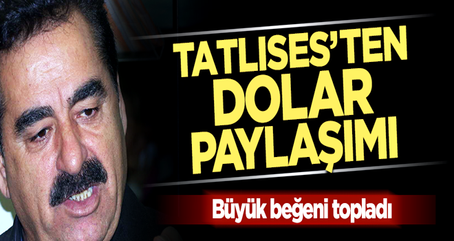 Tatlıses'in dolar paylaşımı: Ne aç kalırız ne de açıkta kalırız...