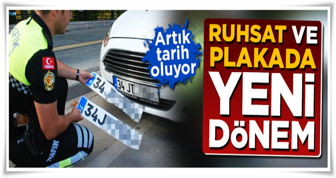 Plaka numaraları artık tek merkezde toplanacak