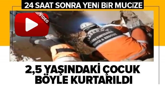 Bir sevindiren haber daha: O anne ve çocuğu kurtarıldı