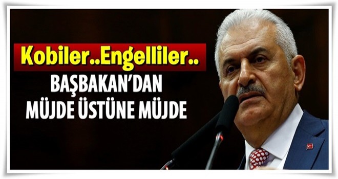 Başbakan Yıldırım'dan müjde üstüne müjde