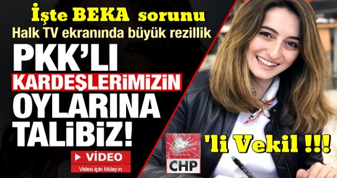 CHP'li vekil Aysu Bankoğlu'ndan skandal çıkış: PKK'ın oylarına talibiz