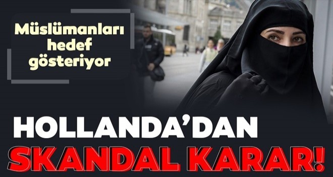 Hollanda'da burka yasağı yürürlükte