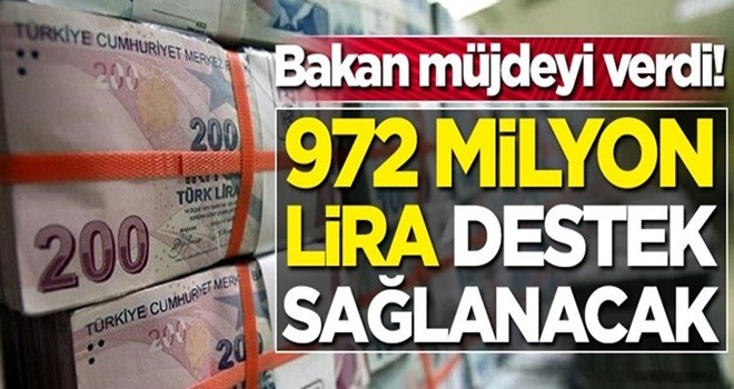 Tarımda büyük destek paketi açıklandı