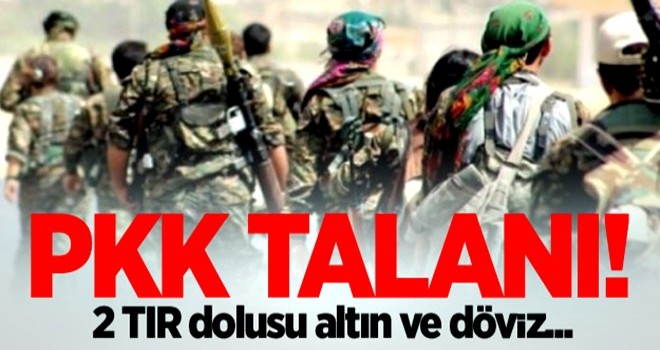 PKK talanı! 2 TIR dolusu altın ve döviz...