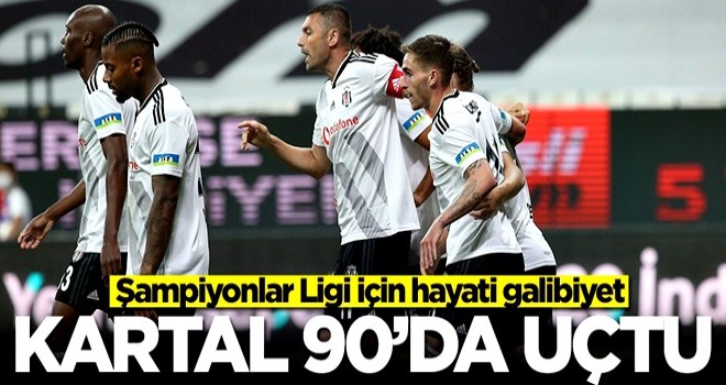 Beşiktaş, Kasımpaşa'yı 90'da geçti