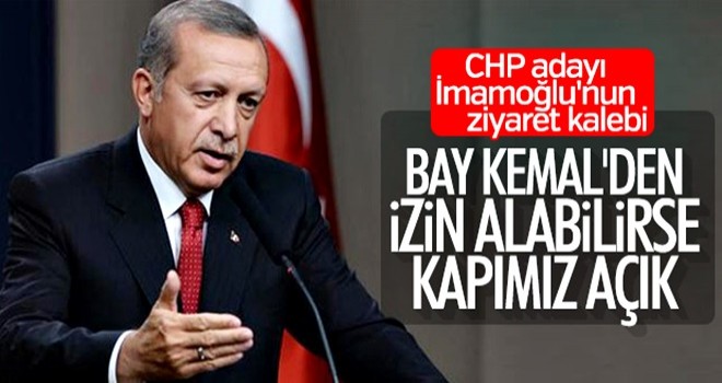 Cumhurbaşkanı Erdoğan'dan İmamoğlu açıklaması