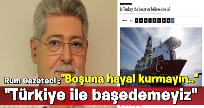 Rum gazeteciden Türkiye itirafı: Hayal kurmayın!