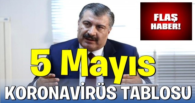 5 Mayıs koronavirüs tablosu! Vaka, ölü sayısı ve son durum açıklandı