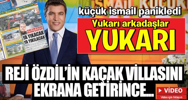 FOX’un algı operatörü İsmail Küçükkaya, Yılmaz Özdil’in kaçak villa haberini gösteren rejiyi fırçaladı .