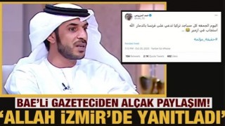 BAE Veliahtı'nın 'paralı' gazetecisinden alçak paylaşım!