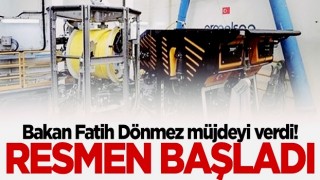 Bakan Fatih Dönmez müjdeyi verdi: "Kaşif" göreve başladı