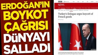 Cumhurbaşkanı Erdoğan'ın Fransız ürünlerine boykot çağrısı dünyada yankı uyandırdı