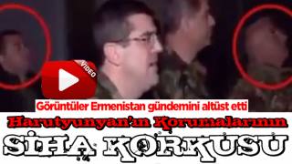 Görüntüler Ermenistan gündemini altüst etti! SİHA korkusuyla tutuştular