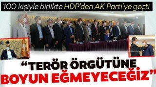 HDP'li eski meclis üyesi, akrabalarıyla birlikte Ak Parti'ye katıldı