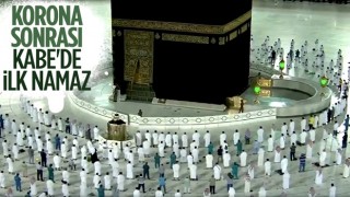 Kabe'de sabah namazı kılındı